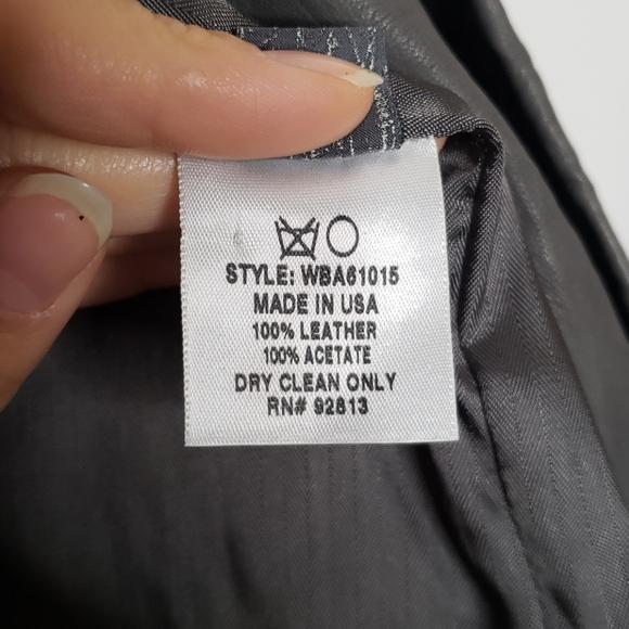 Apocalyptic Leather Jacket Goth Grunge - Picture 7 of 11